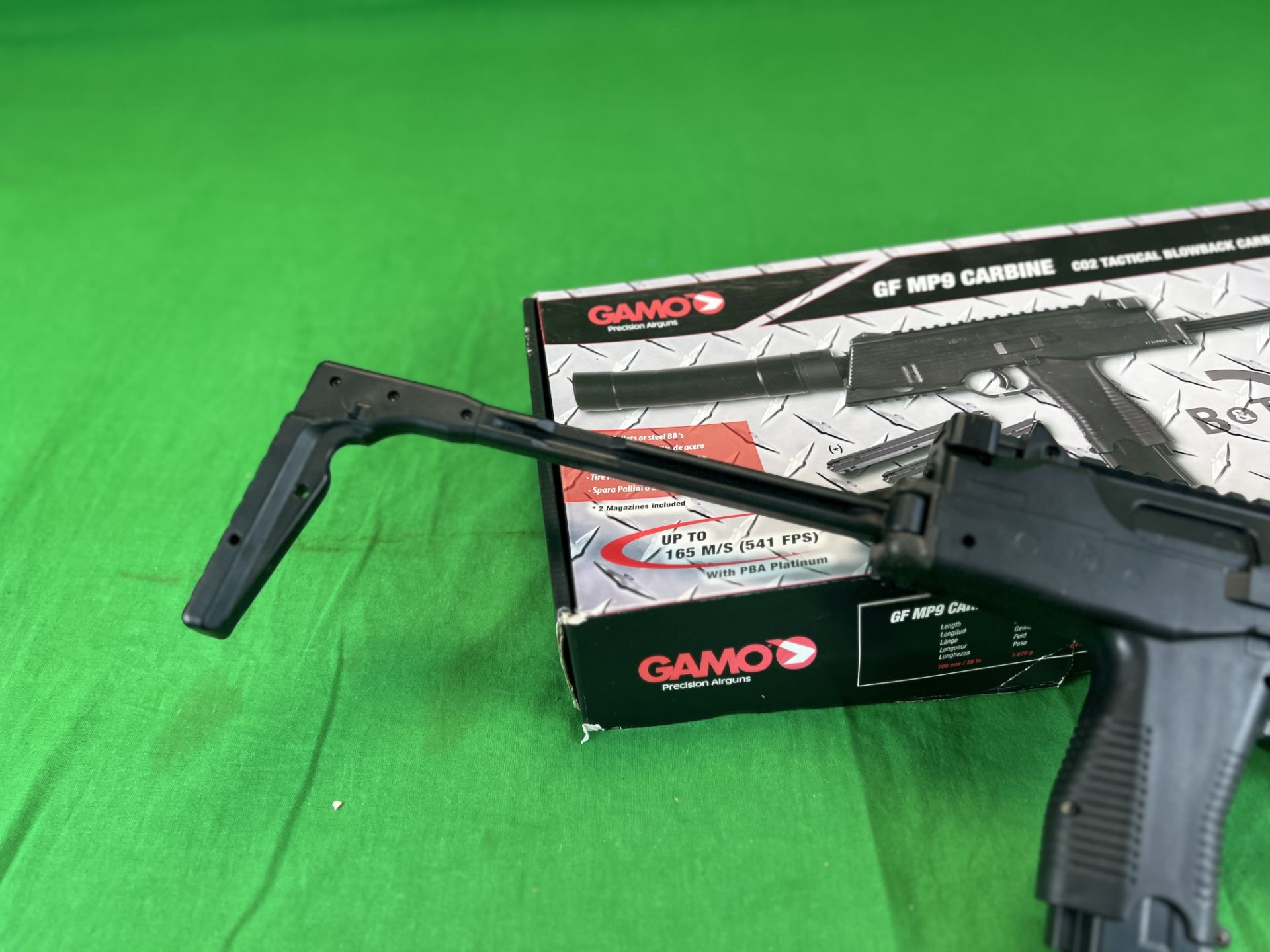 GAMO GF MP9 CARBINE Co2 TACTICAL BLOWBACK CARBINE PELLET AND BB RIFLE WITH ORIGINAL BOX - (ALL GUNS - Image 6 of 9
