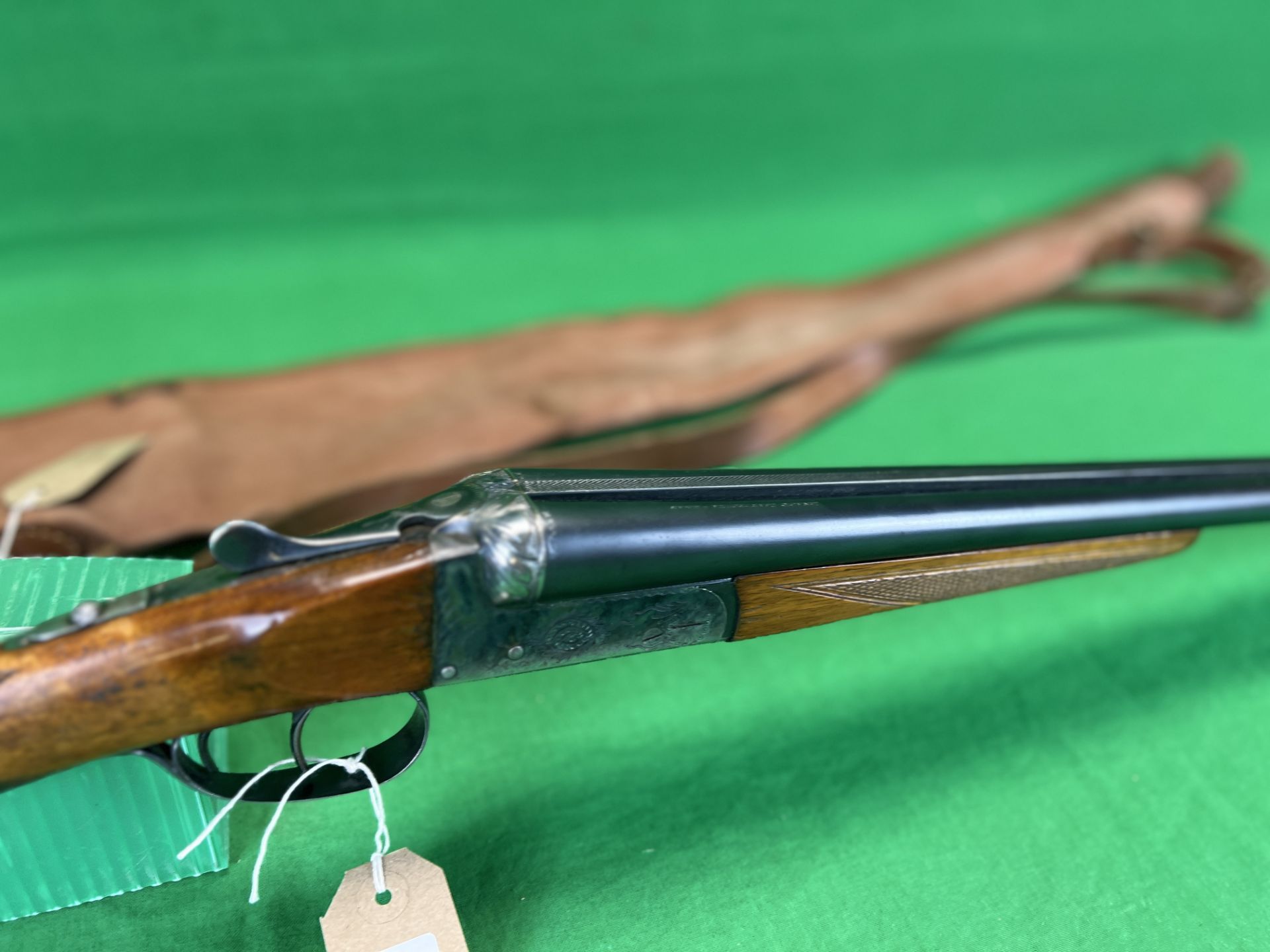 UGARTECHEA 20 BORE SIDE BY SIDE SHOTGUN COMPLETE WITH GUN SLEEVE # 77570 - (ALL GUNS TO BE - Image 2 of 11