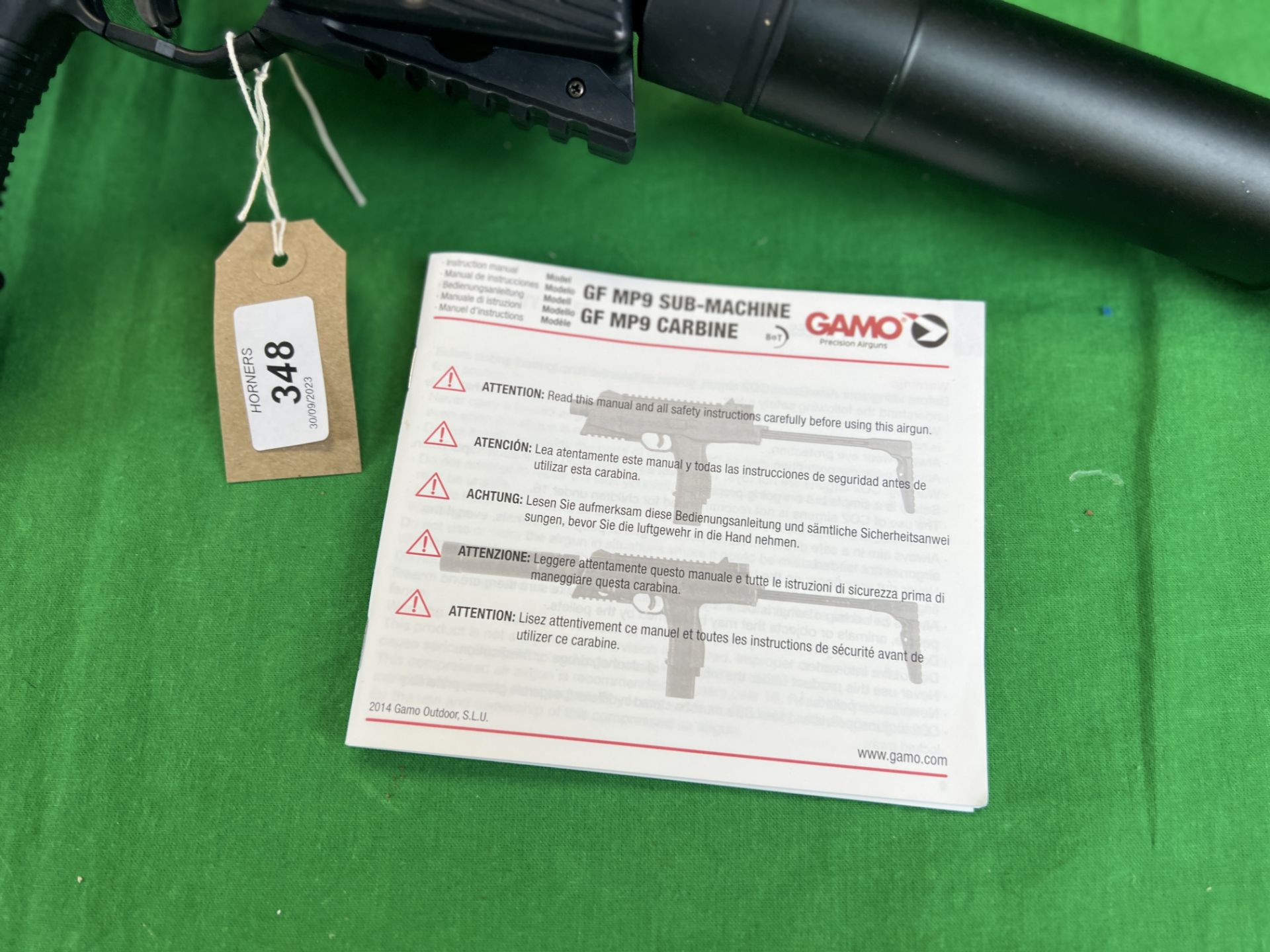 GAMO GF MP9 CARBINE Co2 TACTICAL BLOWBACK CARBINE PELLET AND BB RIFLE WITH ORIGINAL BOX - (ALL GUNS - Image 4 of 9