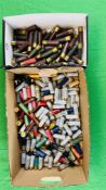 2 BOXES CONTAINING A MIXTURE OF GAUGE CARTRIDGES TO INCLUDE 12, 28, 10,