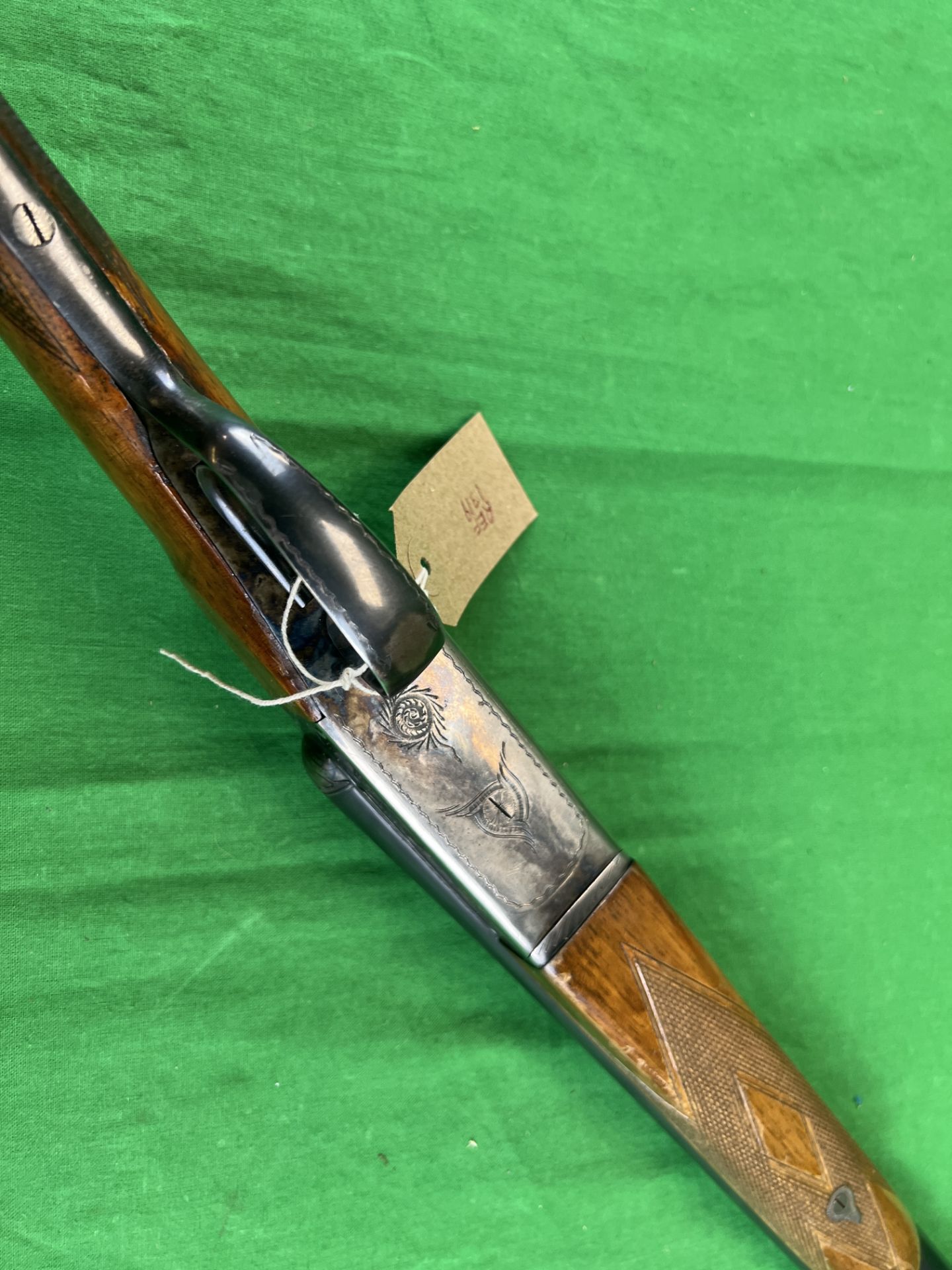 UGARTECHEA 20 BORE SIDE BY SIDE SHOTGUN COMPLETE WITH GUN SLEEVE # 77570 - (ALL GUNS TO BE - Image 8 of 11