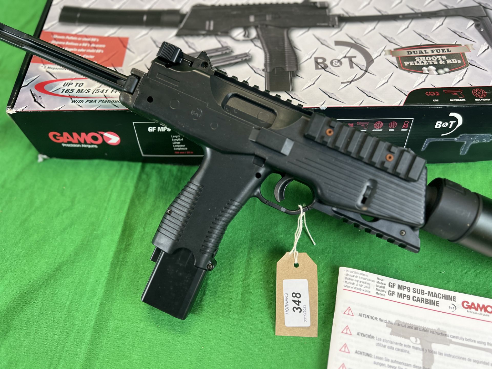 GAMO GF MP9 CARBINE Co2 TACTICAL BLOWBACK CARBINE PELLET AND BB RIFLE WITH ORIGINAL BOX - (ALL GUNS - Image 2 of 9
