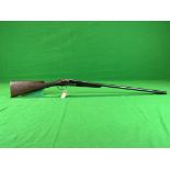 A 12 BORE NEWNHAM SIDE BY SIDE SHOTGUN WITH 29 INCH WILLIAM FORD BARRELS #18315 - (ALL GUNS TO BE