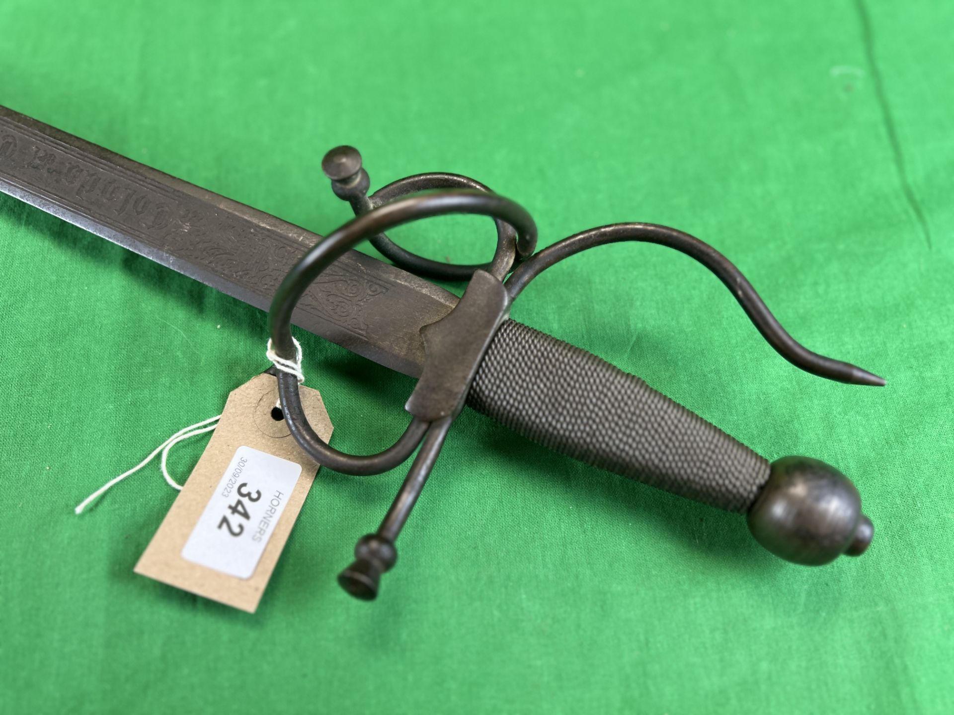 A VINTAGE CI CID SWORD - NO POSTAGE OR PACKING AVAILABLE - Bild 2 aus 6