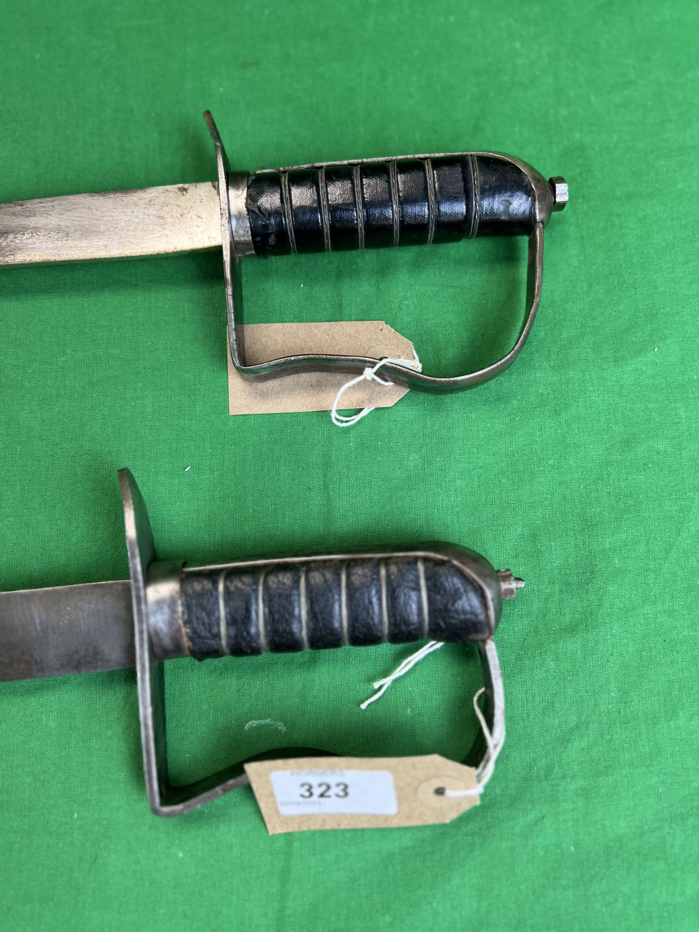 TWO STEEL REPRODUCTION DRESS SWORDS - NO POSTAGE OR PACKING AVAILABLE - Image 2 of 6