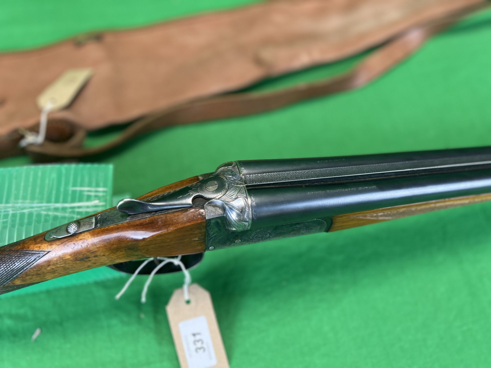UGARTECHEA 20 BORE SIDE BY SIDE SHOTGUN COMPLETE WITH GUN SLEEVE # 77570 - (ALL GUNS TO BE - Image 6 of 11