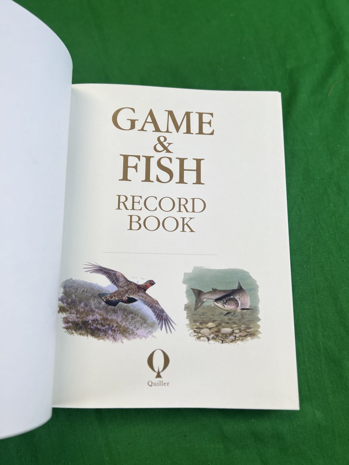 AN AS NEW HARD BACK GAME AND FISH RECORD BOOK - Bild 3 aus 4