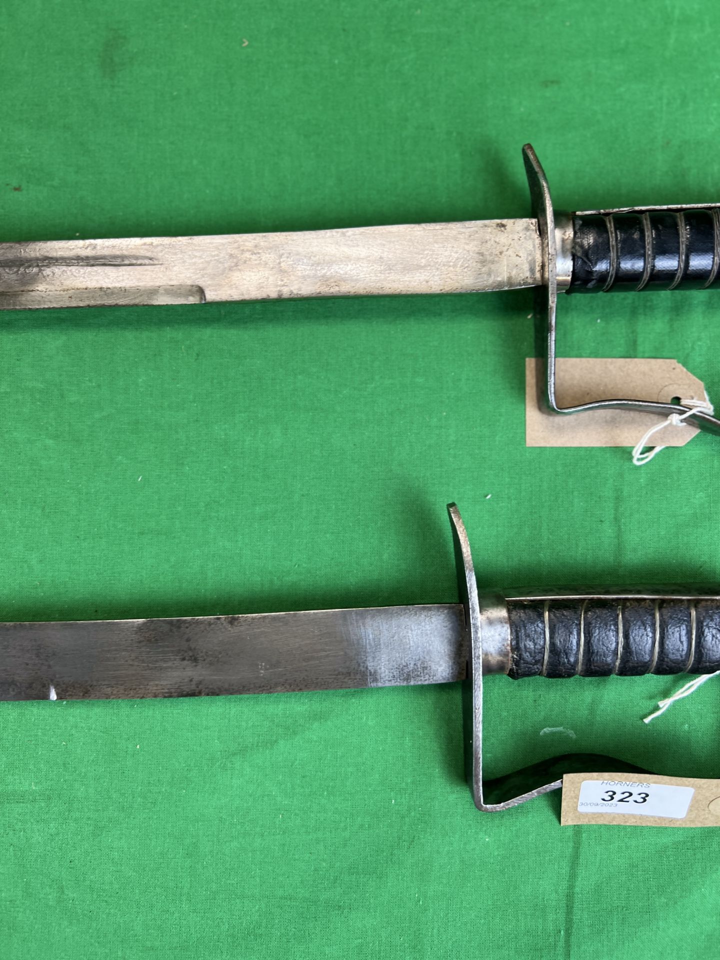 TWO STEEL REPRODUCTION DRESS SWORDS - NO POSTAGE OR PACKING AVAILABLE - Image 3 of 6