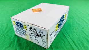 250 X GAME BORE CLEAR PIGEON 12 GAUGE CARTRIDGES 6 SHOT 32GRM PLASTIC WAD - (TO BE COLLECTED IN