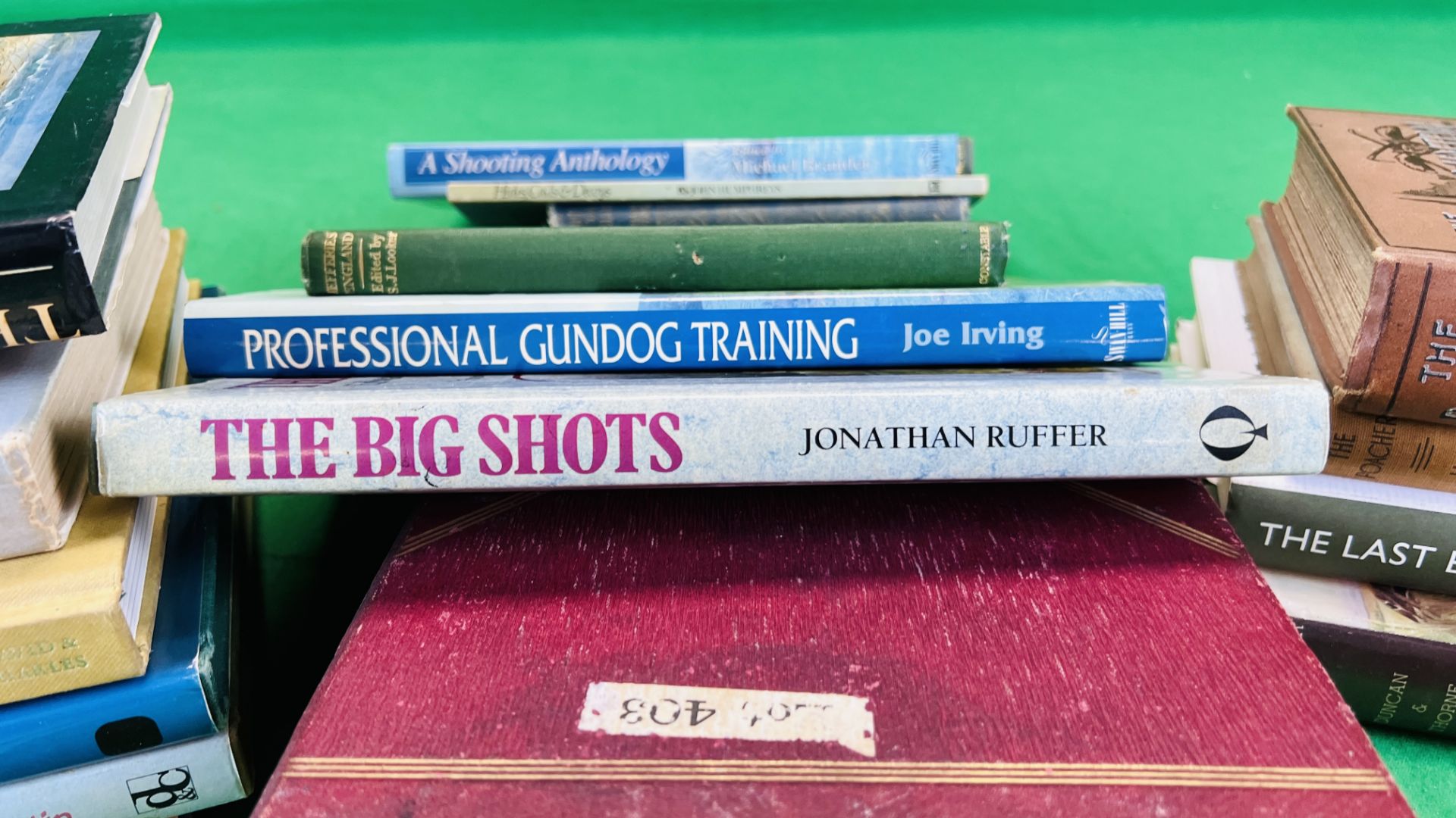 A COLLECTION OF BOOKS RELATING TO SHOOTING AND SPORTING GUNS TO INCLUDE THE BANVILLE DIARIES, - Image 6 of 10