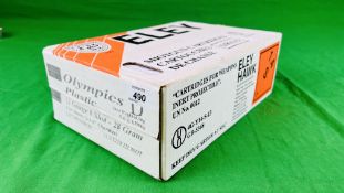 250 X ELEY OLYMPICS 12 GAUGE 28 GRM LOAD 8 SHOT CARTRIDGES - (TO BE COLLECTED IN PERSON BY LICENCE