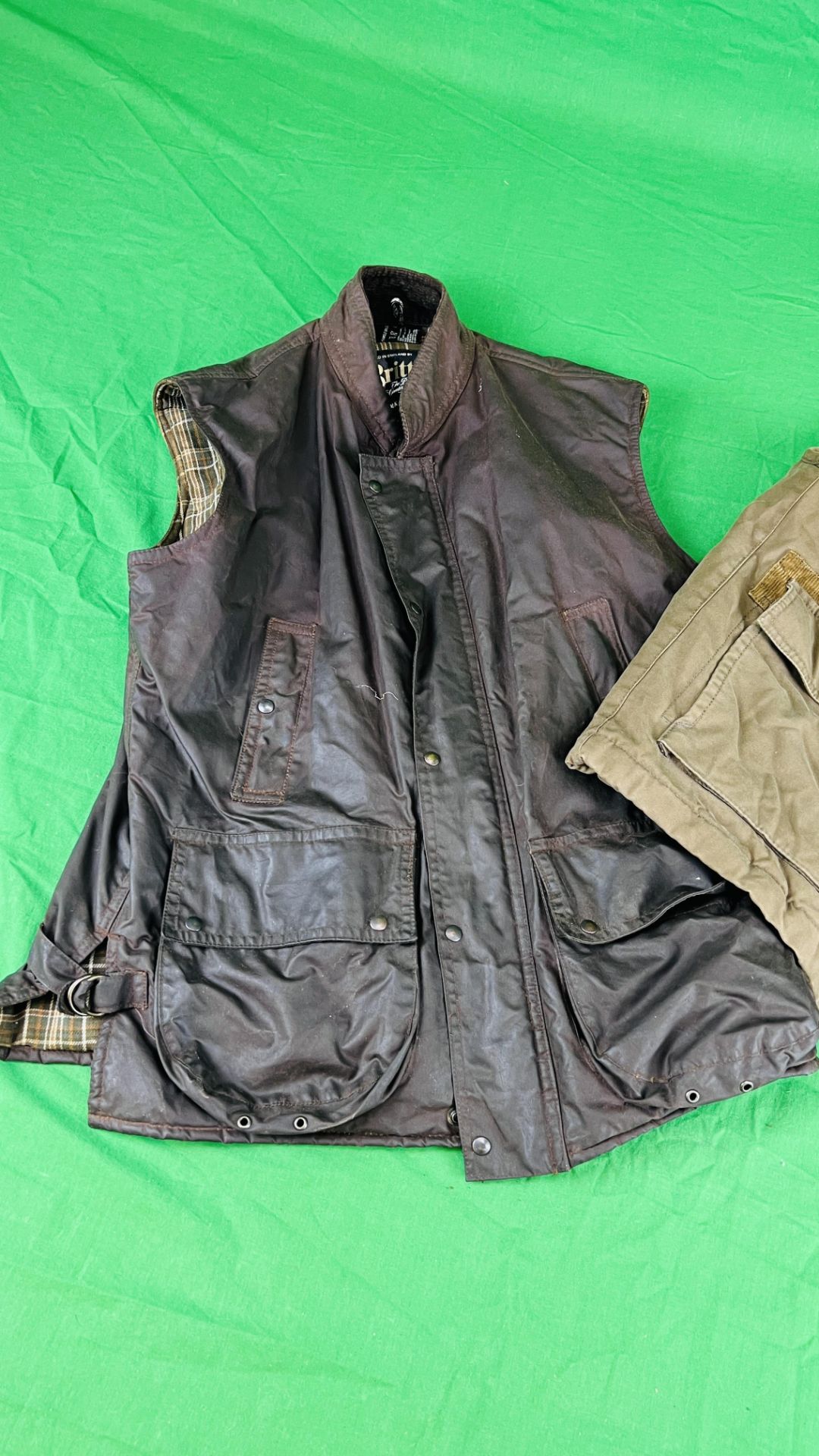 A CAMEL ACTIVE GILET AND BRITTON WAXED GILET - Image 2 of 7