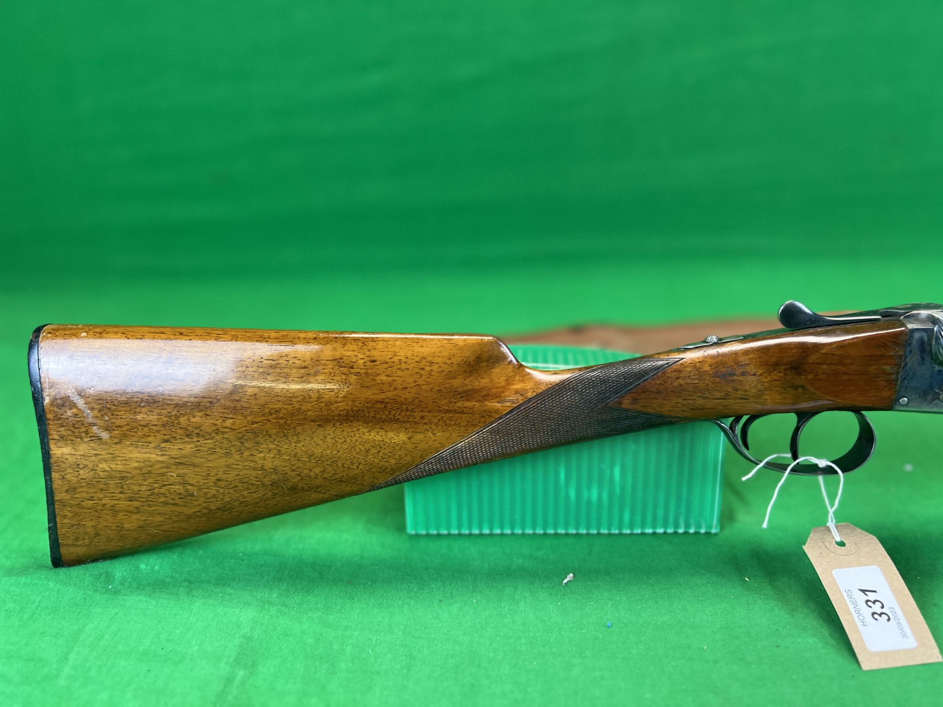 UGARTECHEA 20 BORE SIDE BY SIDE SHOTGUN COMPLETE WITH GUN SLEEVE # 77570 - (ALL GUNS TO BE - Image 3 of 11