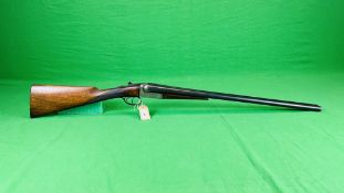 DARLOW 12 BORE SIDE BY SIDE SHOTGUN # 5819 - 26¼ INCH BARRELS,