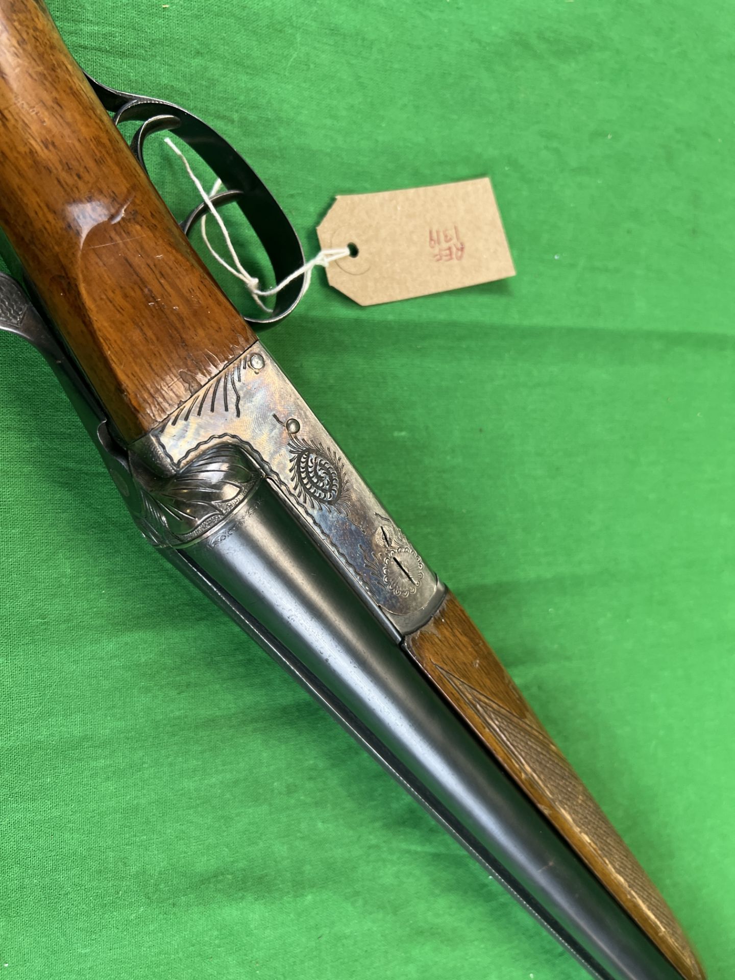 UGARTECHEA 20 BORE SIDE BY SIDE SHOTGUN COMPLETE WITH GUN SLEEVE # 77570 - (ALL GUNS TO BE - Image 7 of 11