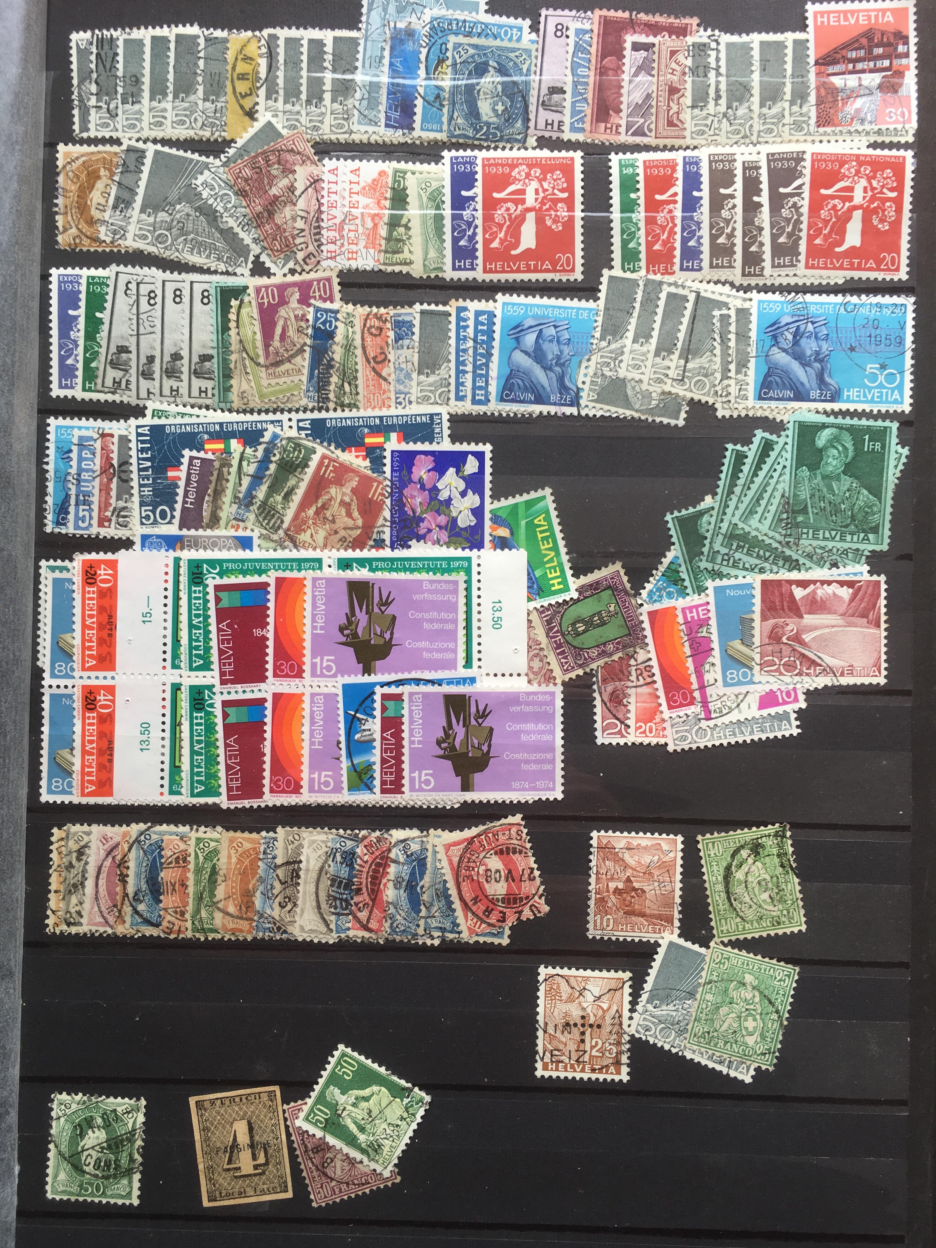 SWITZERLAND: LARGE BOX WITH A VERY EXTENSIVE COLLECTION AND ACCUMULATIONS IN THIRTEEN VARIOUS - Image 10 of 26