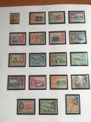 DOMINICA: ALBUM WITH MAINLY OG OR MNH COLLECTION TO 1979, QV WITH SURCHARGES, 1938-47 SET, 1951 SET,