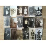 BOX WITH RP POSTCARDS, SOCIAL HISTORY, GATHERINGS AND EVENTS, FAMILIES AND INDIVIDUAL PORTRAITS,