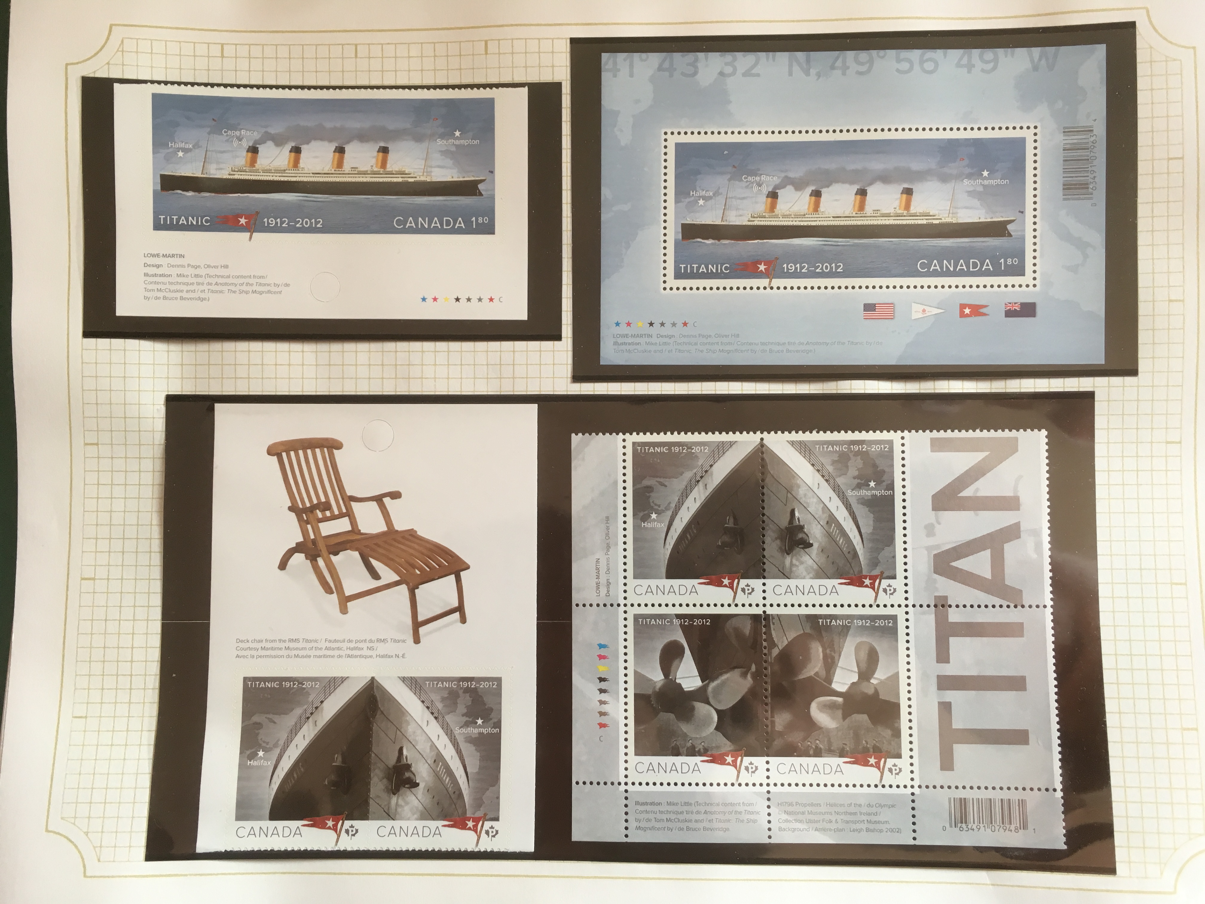 2012 CENTENARY OF TITANIC MNH SETS, MINISHEETS, ETC. - Image 2 of 5