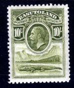 BASUTOLAND: 1933 10/- OG SG 10