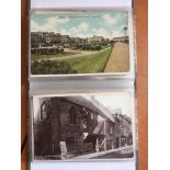 VICTORIAN PHOTOGRAPH ALBUM WITH MAINLY GREAT YARMOUTH AREA IMAGES TOGETHER WITH A SMALL ALBUM OF