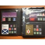 GB: BOX WITH PRESENTATION PACKS 1964-91 IN FOUR ALBUMS,