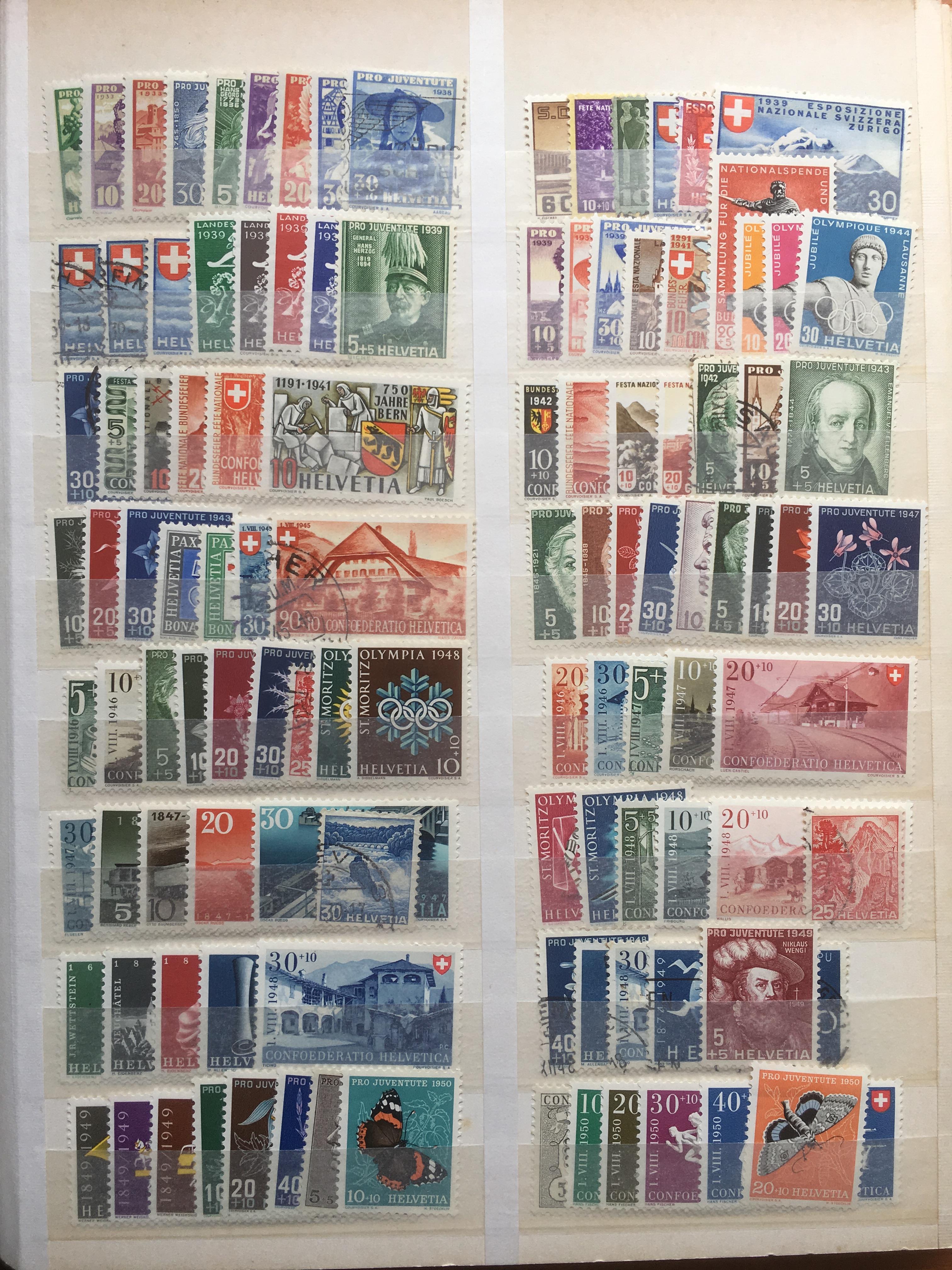 SWITZERLAND: LARGE BOX WITH A VERY EXTENSIVE COLLECTION AND ACCUMULATIONS IN THIRTEEN VARIOUS - Image 15 of 26