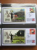 GB: BOX WITH 2001-2015 FIRST DAY COVER COLLECTION IN EIGHT ALBUMS,