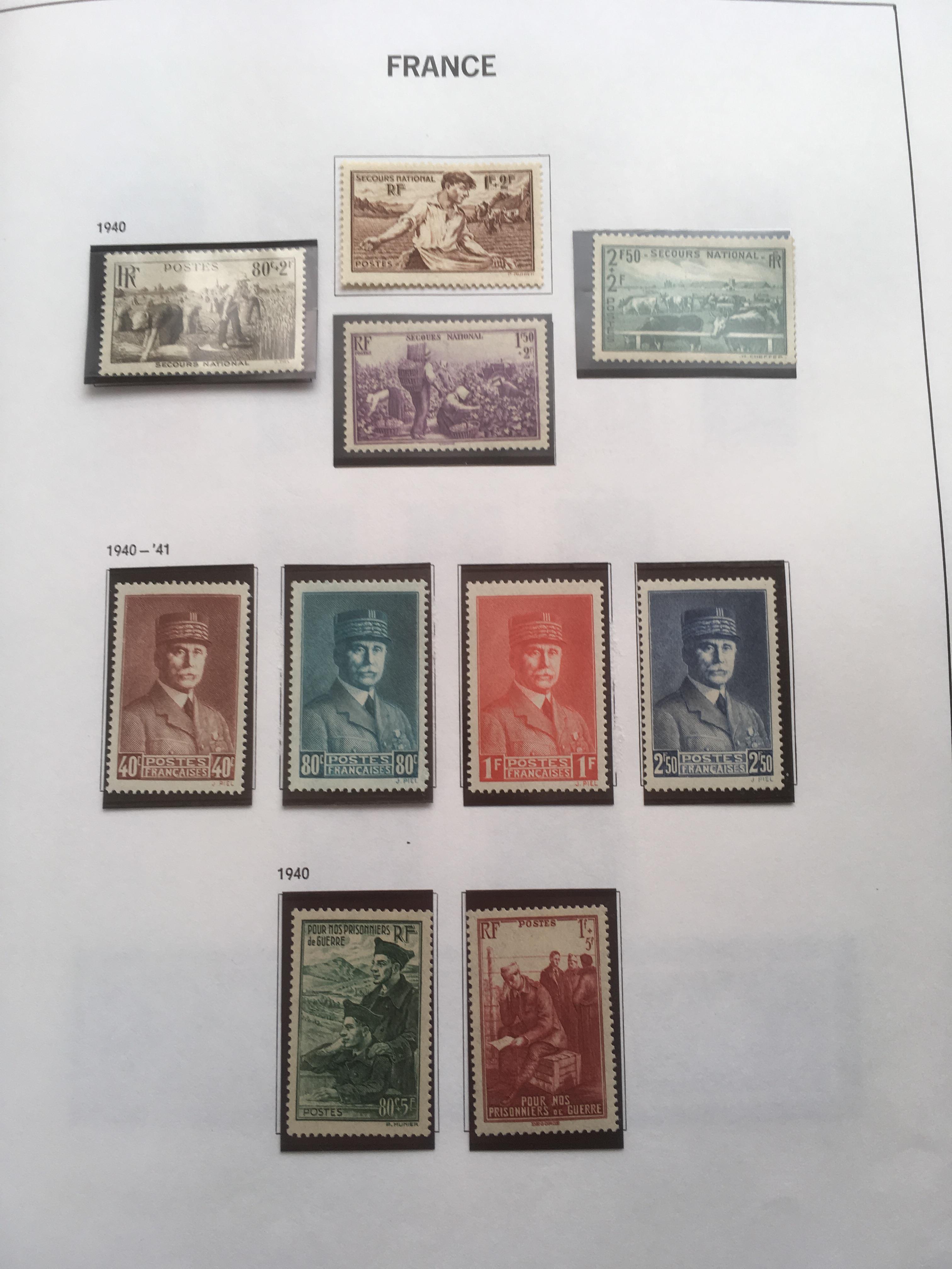 FRANCE: BOX WITH REMAINDER COLLECTIONS IN FOUR VARIOUS VOLUMES. - Image 14 of 17