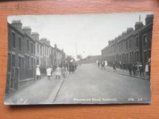 PACKET MIXED POSTCARDS INCLUDING TITANIC RP BY ROTARY, BILLINGBORO RP (3), NORWICH PRIMROSE ROAD RP,