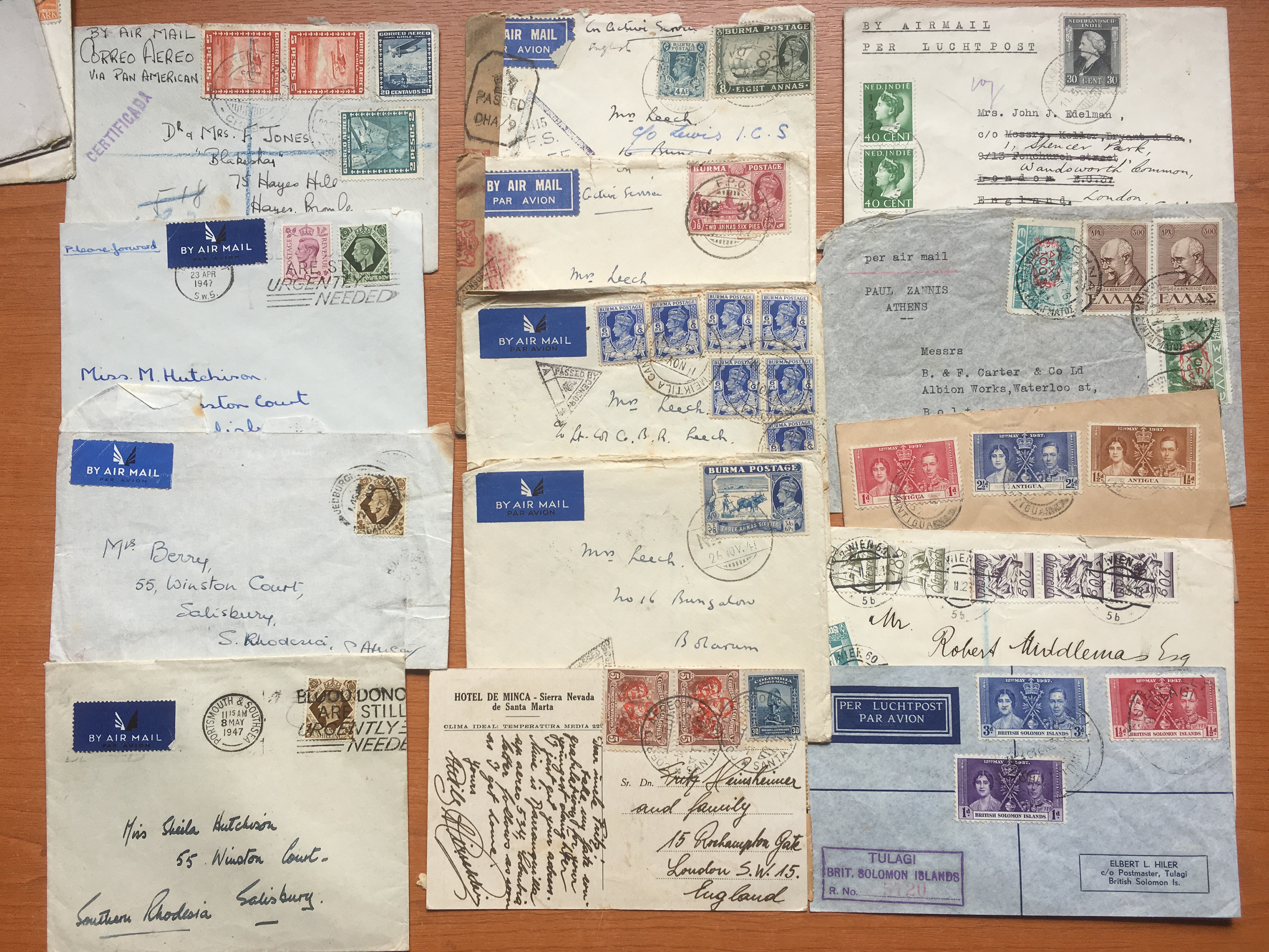 BOX OF TWENTIETH CENTURY ALL WORLD COVERS, MAINLY COMMERCIAL, COMMONWEALTH, IRAN,