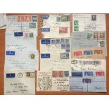 BOX OF TWENTIETH CENTURY ALL WORLD COVERS, MAINLY COMMERCIAL, COMMONWEALTH, IRAN,