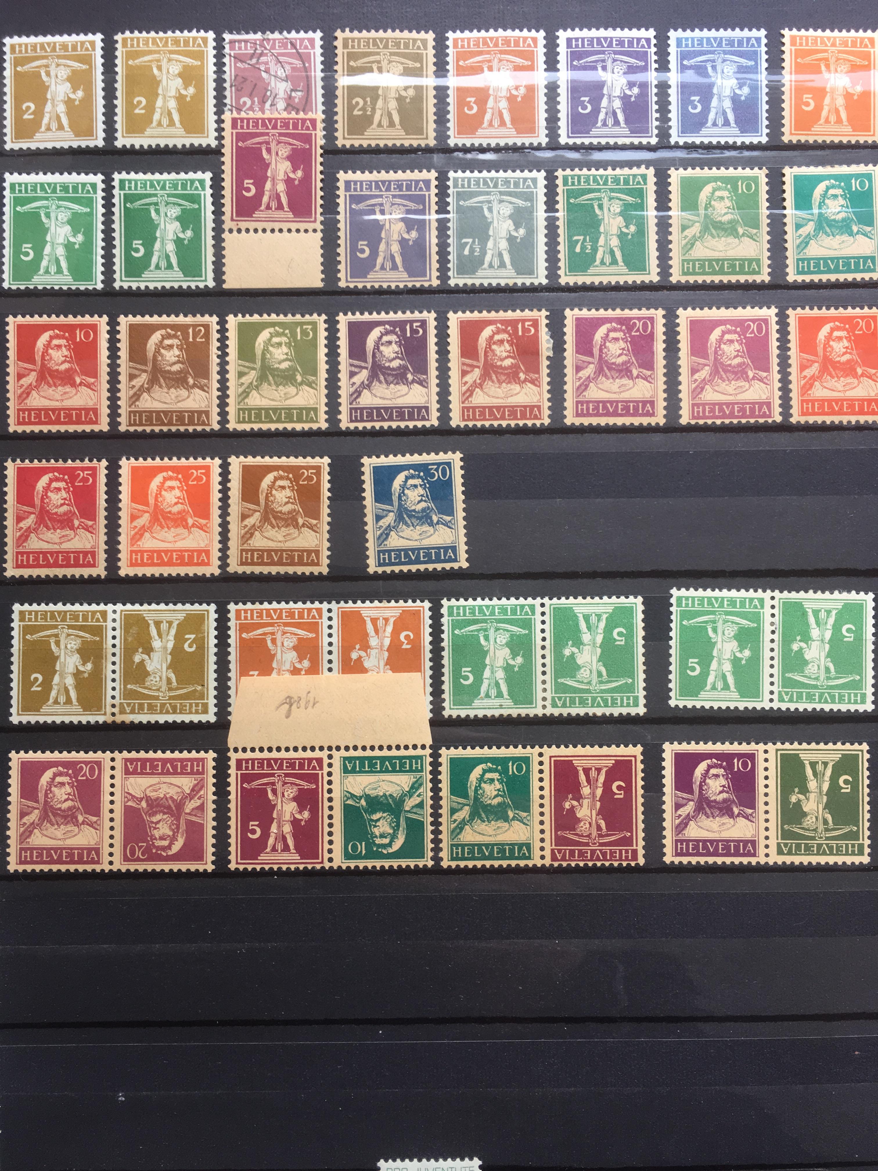 SWITZERLAND: LARGE BOX WITH A VERY EXTENSIVE COLLECTION AND ACCUMULATIONS IN THIRTEEN VARIOUS - Image 5 of 26