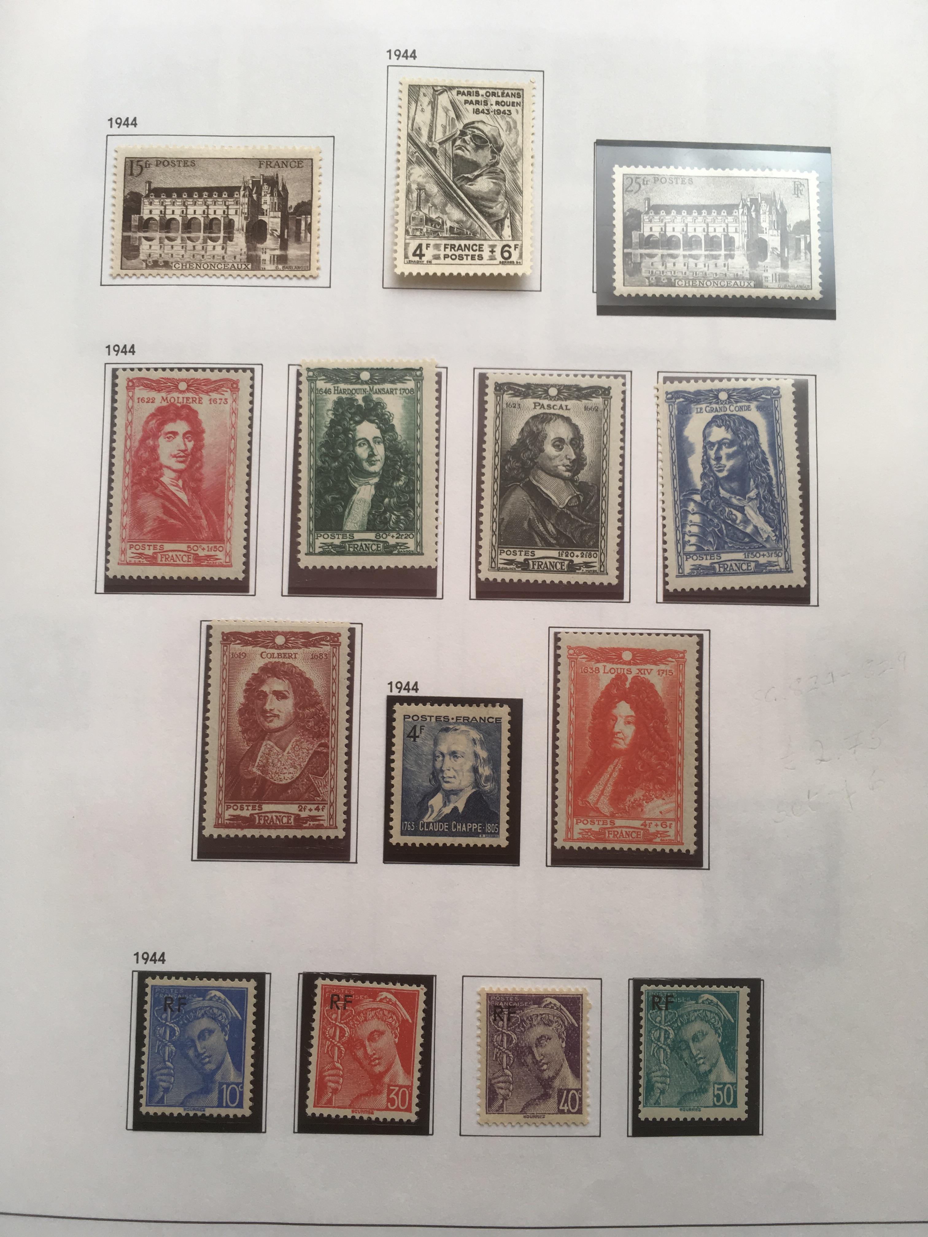 FRANCE: BOX WITH REMAINDER COLLECTIONS IN FOUR VARIOUS VOLUMES. - Image 13 of 17