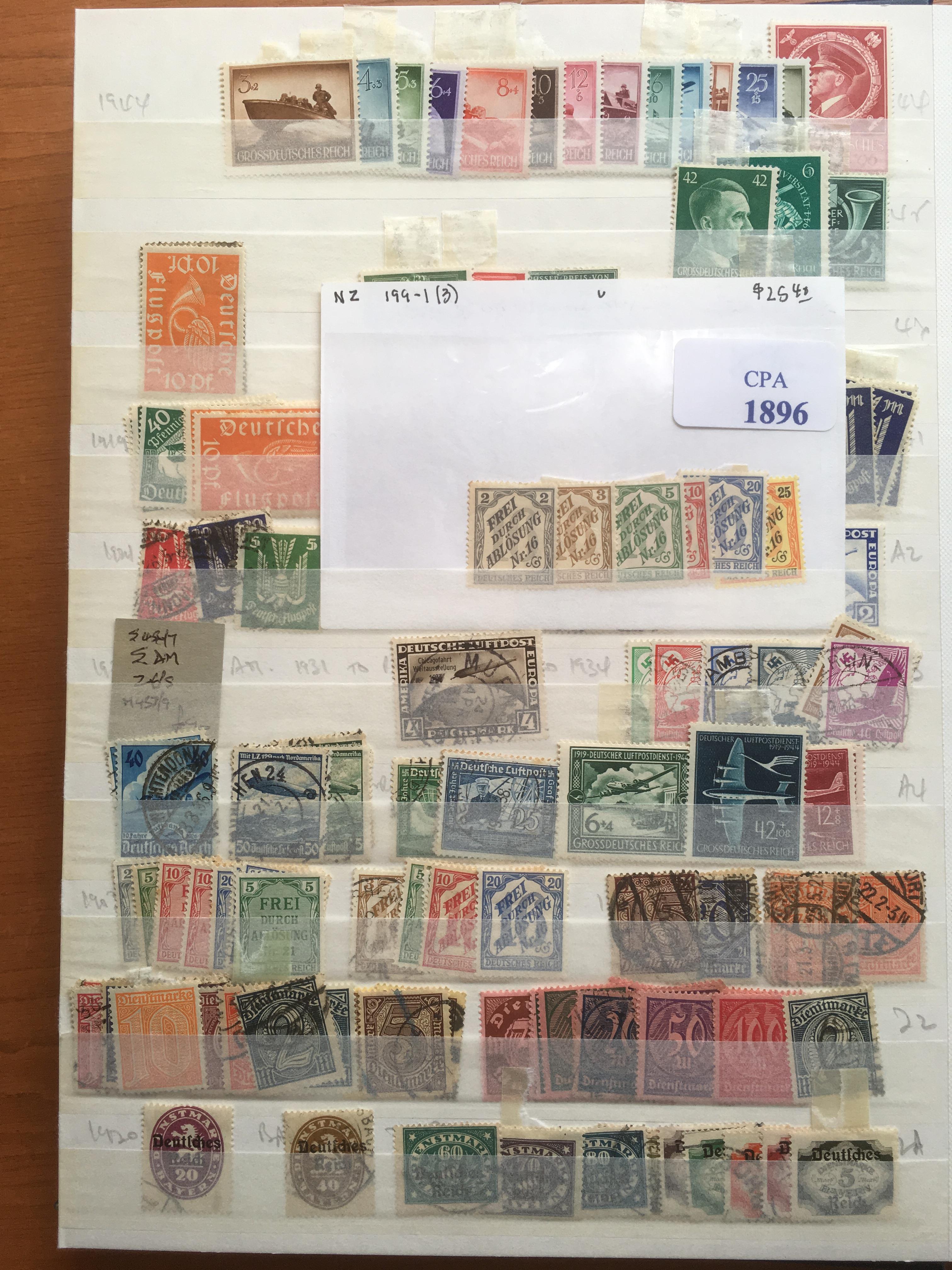 GERMANY: BOX WITH COLLECTIONS AND REMAINDERS IN SEVEN VARIOUS VOLUMES, MUCH DDR ETC. - Image 15 of 15