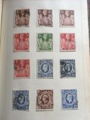 GB: 1840-1949 COLLECTION IN ALBUM USED FROM 1d BLACKS (2), OFFICIALS, LATER WITH MINT BLOCKS,