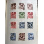 GB: 1840-1949 COLLECTION IN ALBUM USED FROM 1d BLACKS (2), OFFICIALS, LATER WITH MINT BLOCKS,