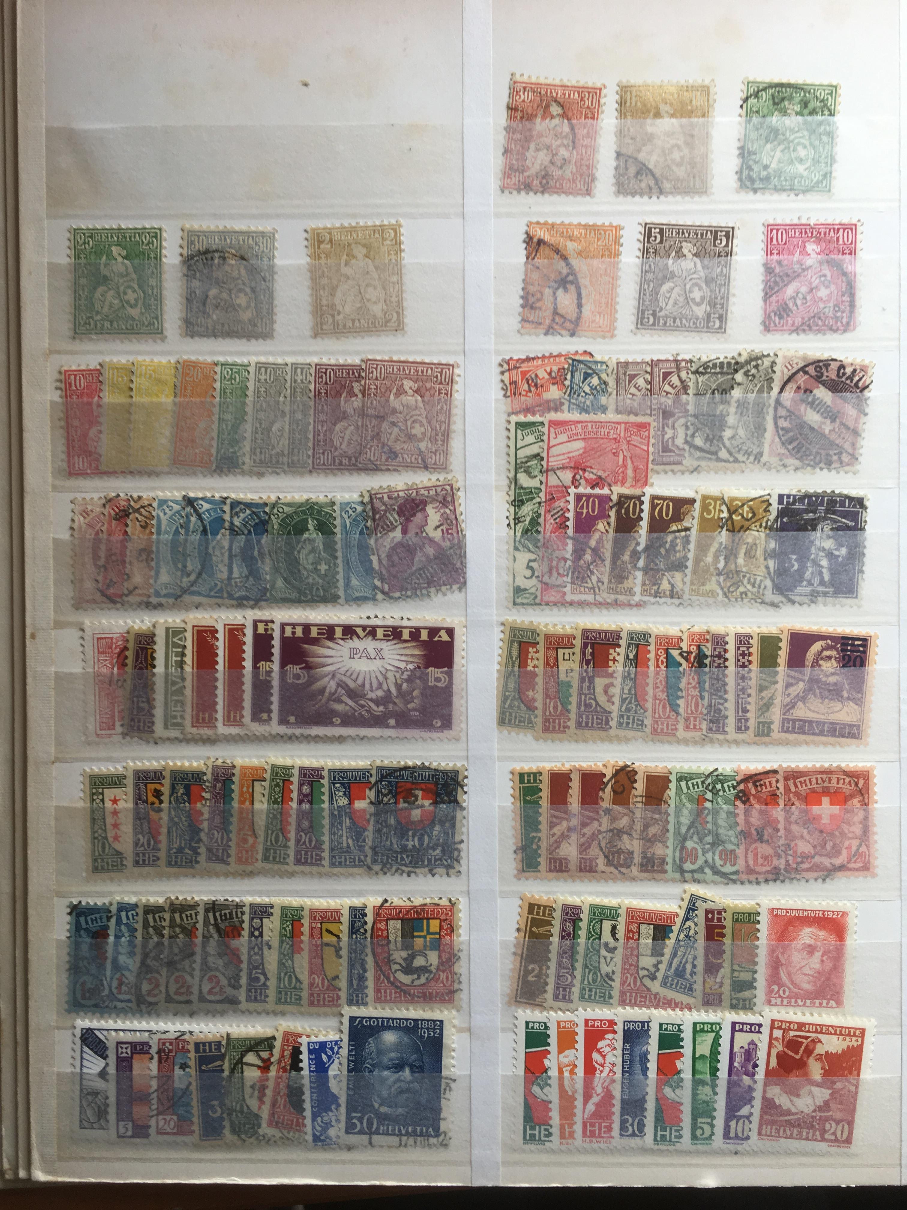 SWITZERLAND: LARGE BOX WITH A VERY EXTENSIVE COLLECTION AND ACCUMULATIONS IN THIRTEEN VARIOUS - Image 14 of 26