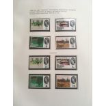 GB: 1952-1980 QE2 MINT COLLECTION ON COLLECTA PRINTED LEAVES, MIXED OG OR MNH INCLUDING WILDINGS,