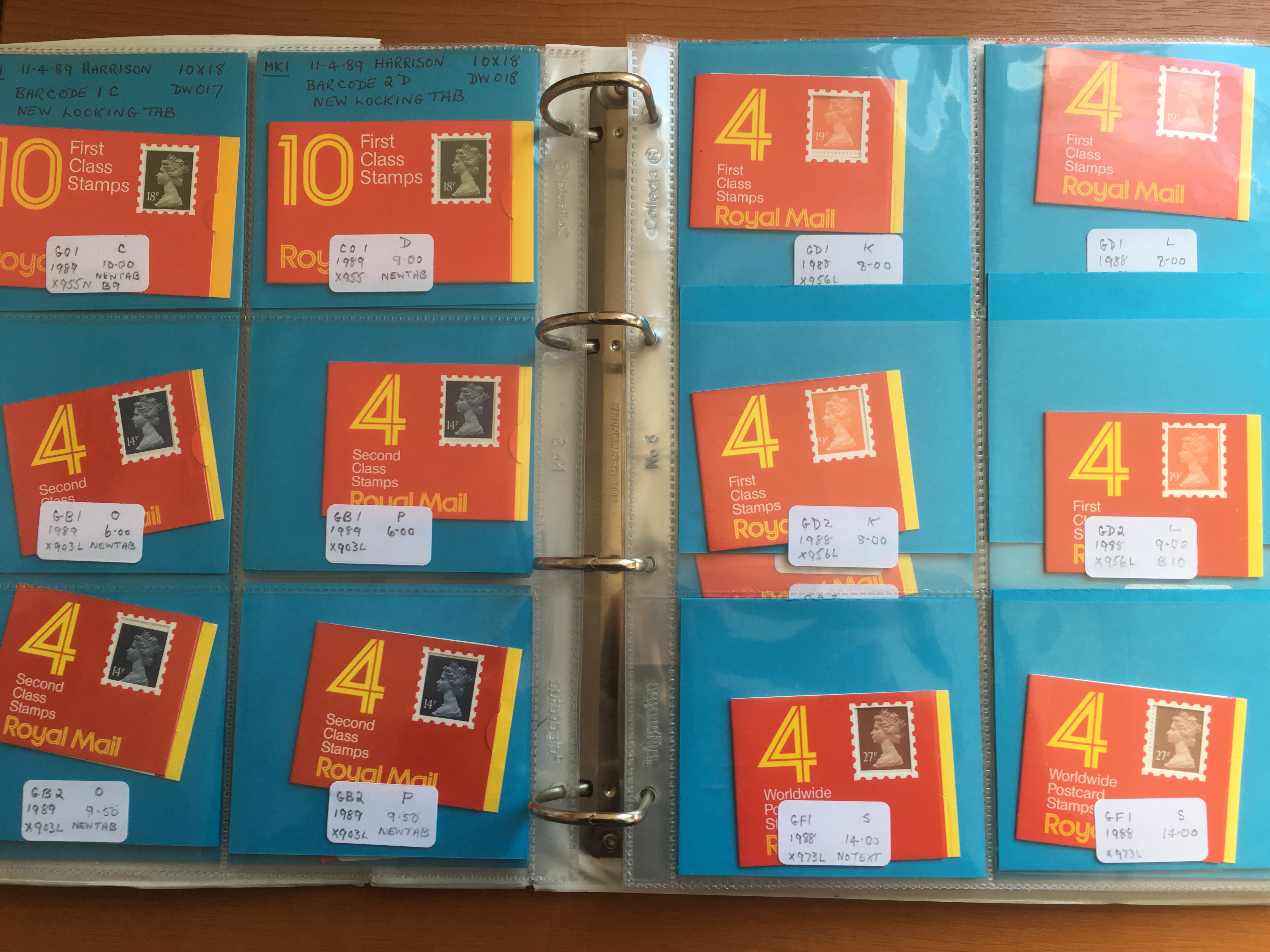 GB: BINDER OF WINDOW BARCODE AND GREETINGS BOOKLETS (APPROX. - Image 4 of 7