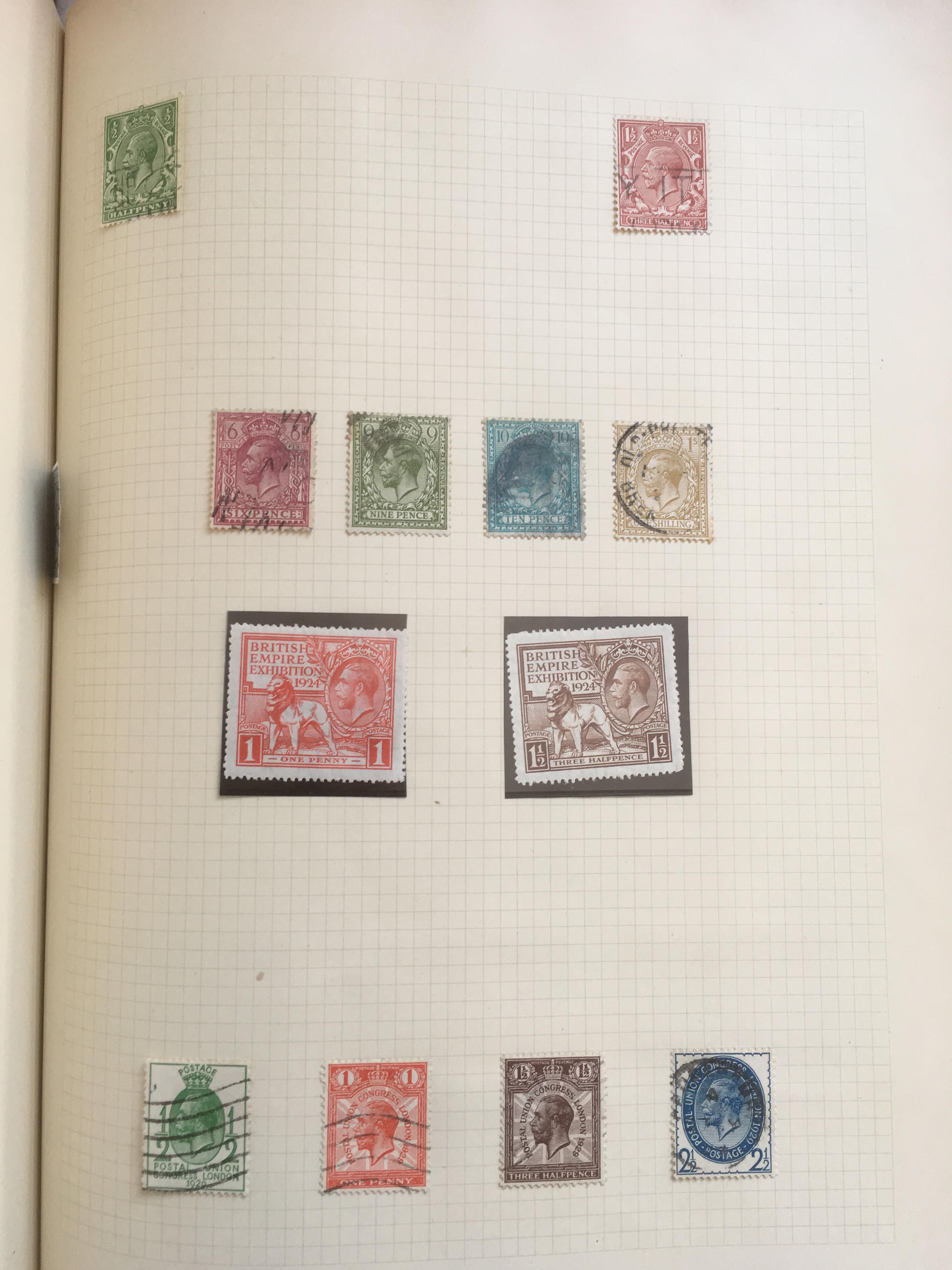 GB: ALBUM WITH 1840-1953 COLLECTION, USED FROM A POOR 1d BLACK, 1d PLATES WITH A FEW CDS,