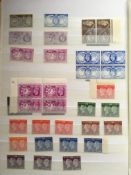 GB: STOCKBOOK WITH MINT KINGS PERIOD, EDWARDS WITH SHADES AND PRINTINGS, VALUES TO 1/-,