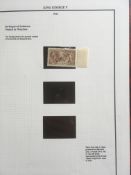 GB: 1912-35 KG5 MINT COLLECTION IN ALBUM, 1924-6 BLOCK CYPHER SET, UNGUMMED PAPER SAMPLE 50 X 45mm,