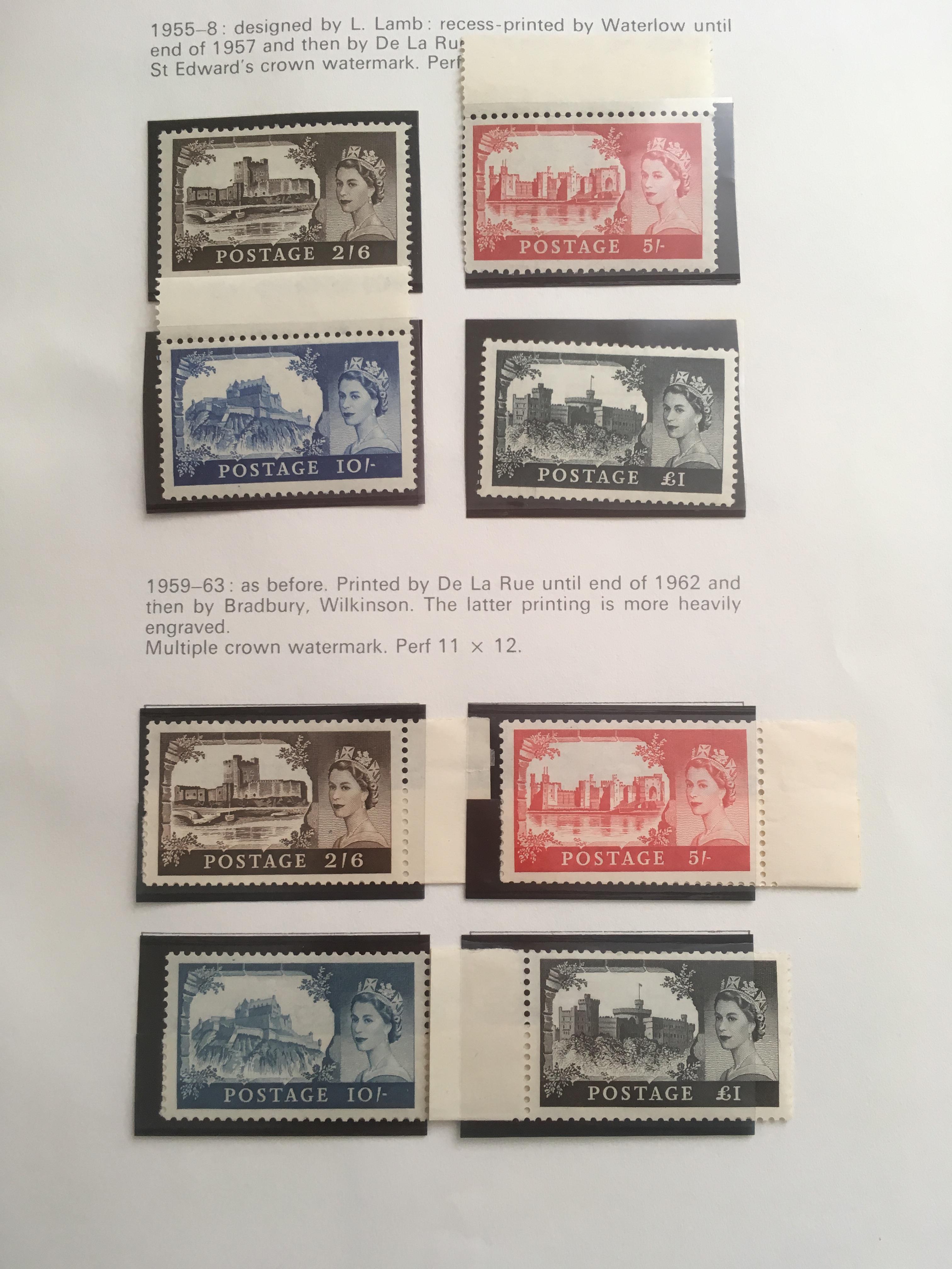 GB: 1952-1980 QE2 MINT COLLECTION ON COLLECTA PRINTED LEAVES, MIXED OG OR MNH INCLUDING WILDINGS, - Image 2 of 7