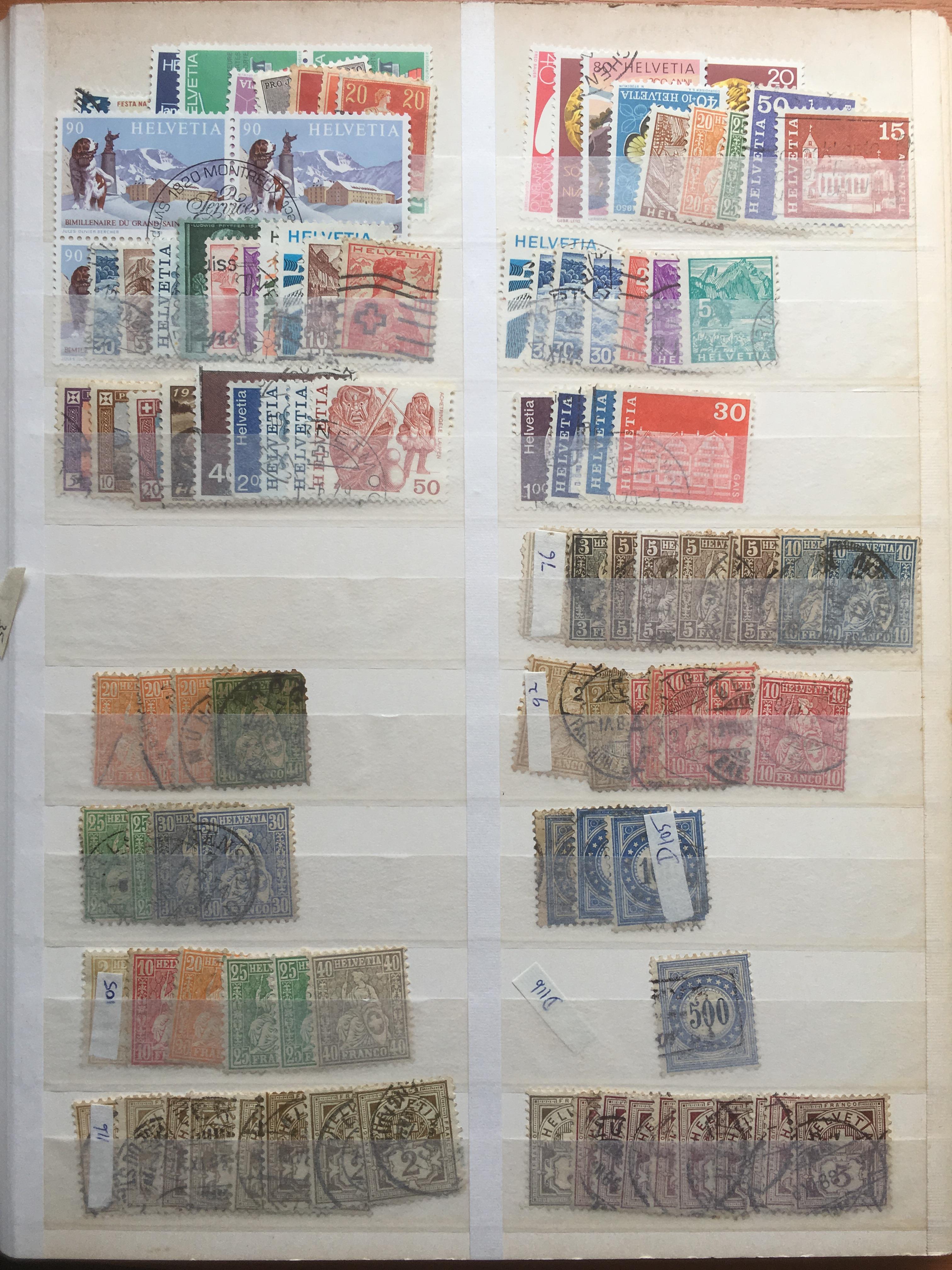 SWITZERLAND: LARGE BOX WITH A VERY EXTENSIVE COLLECTION AND ACCUMULATIONS IN THIRTEEN VARIOUS - Image 16 of 26