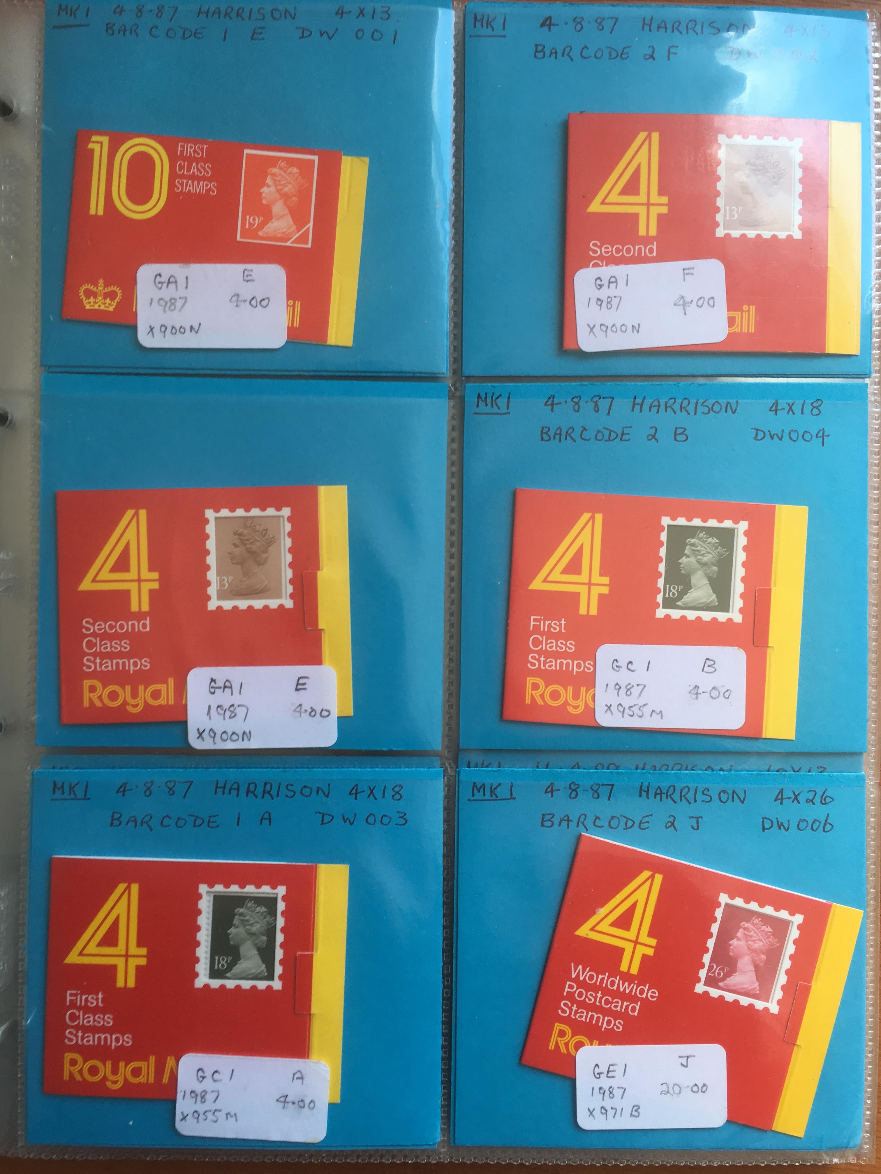 GB: BINDER OF WINDOW BARCODE AND GREETINGS BOOKLETS (APPROX. - Image 2 of 7