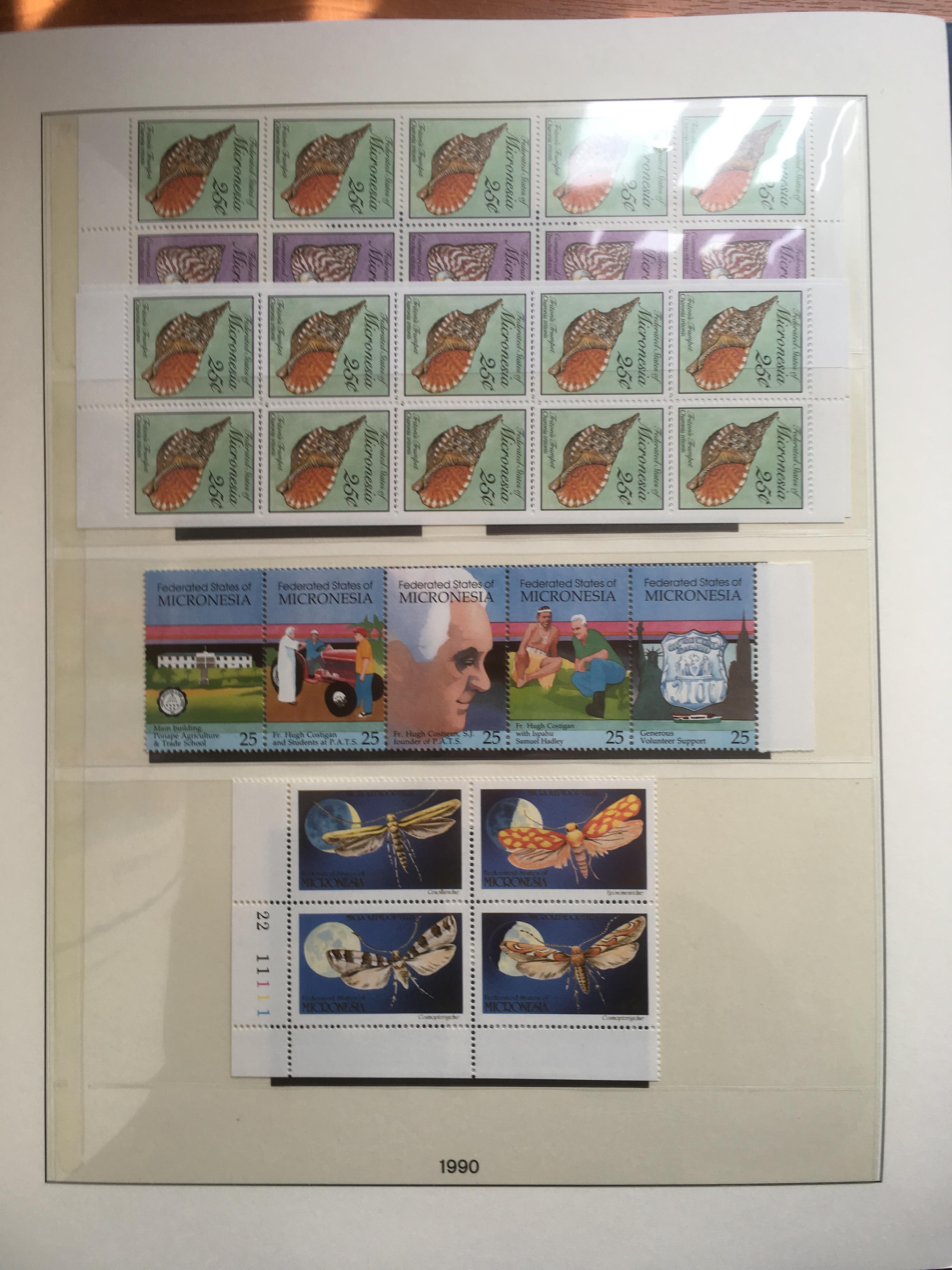 MICRONESIA: 1984-97 COMPREHENSIVE MNH COLLECTION IN LINDER HINGELESS ALBUM - Image 9 of 13