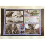 2012 CENTENARY OF TITANIC MNH SETS, MINISHEETS, ETC.