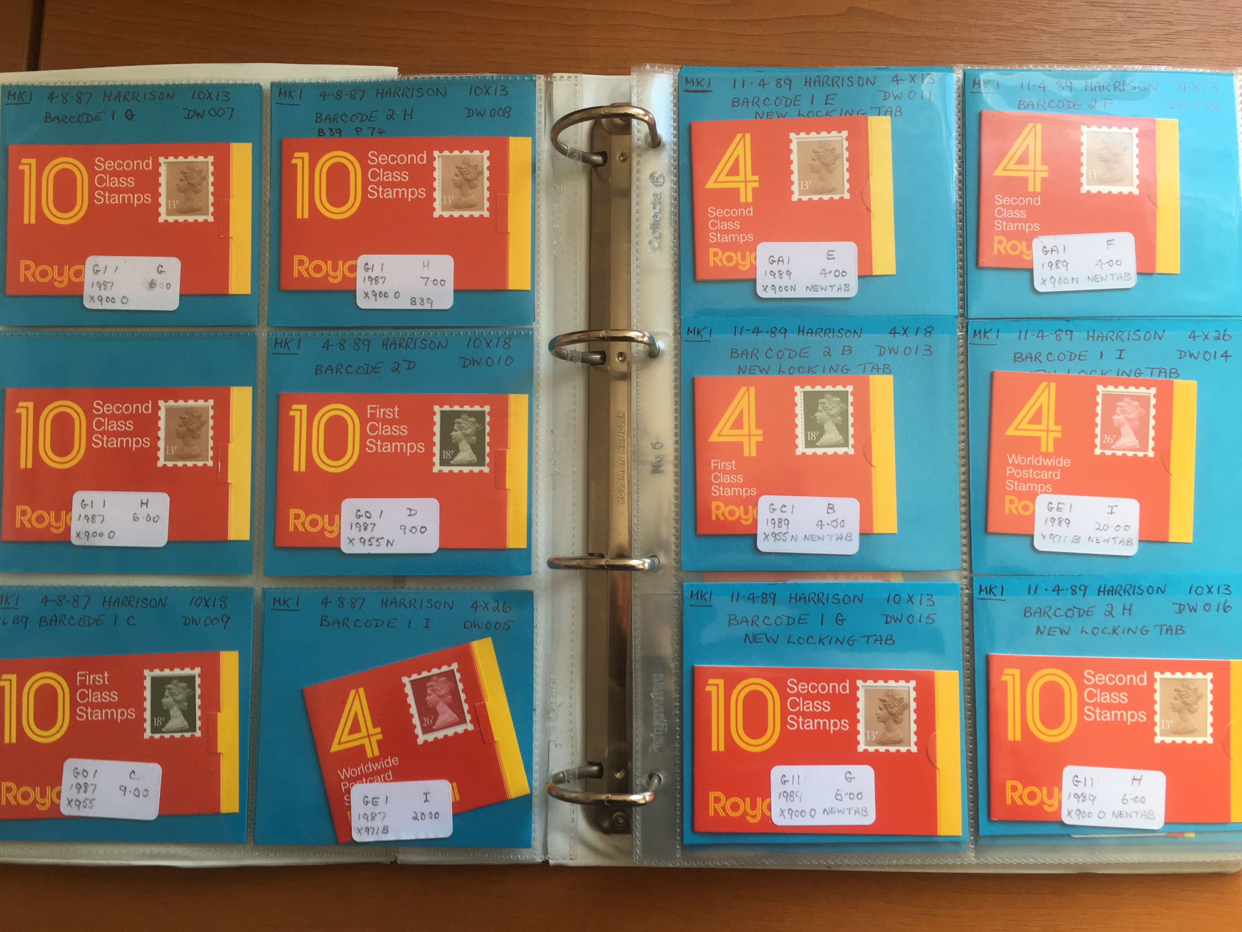 GB: BINDER OF WINDOW BARCODE AND GREETINGS BOOKLETS (APPROX. - Image 3 of 7