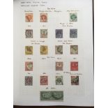 GB: 1855-1900 MAINLY USED QV SURFACE PRINTED COLLECTION IN A BINDER, 1855-7 4d SMALL GARTER,